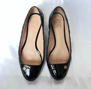 Tory Burch | Claremont Quilted Black Flats thumbnail 2
