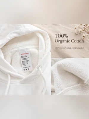Known Supply Organic Cotton Panda Embroidered Hoodie thumbnail 4