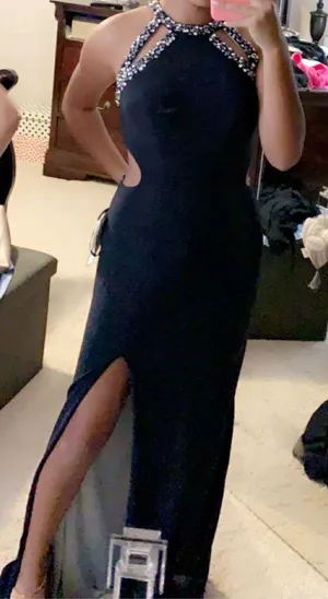 Macy's Blue Prom Dress thumbnail 1