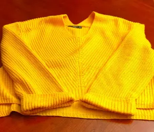 Mango V Neck Sweater Size S thumbnail 1