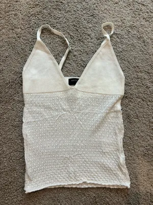 NEW White Fox Boutique White Top S thumbnail 5