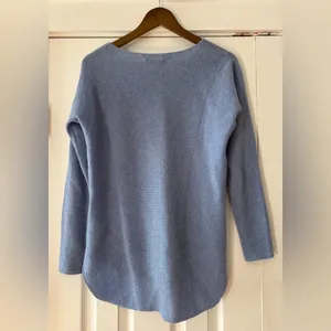 Max Studio Soft Blue 100 Percent‎ Cashmere Sweater Size Small EUC thumbnail 2