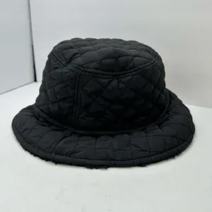 Britt’s Knits Après-Ski Reversible Quilted Sherpa Bucket Hat Black NWT thumbnail 4