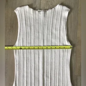A New Day Maxi‎ Dress Womens Large Washed Ribbed Sleeveless thumbnail 4