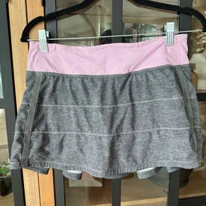 Lululemon Pace Rival Skirt II *4-way Stretch Heathered skort tennis pocket thumbnail 2