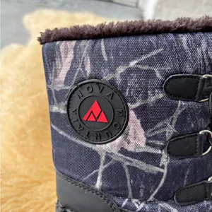 Black, Navy and Gray Winter Boots Black Size undefined thumbnail 2