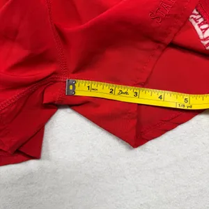 YoungLA Women’s Red Stay Focused Stay Motivated Gym Workout Shorts Medium thumbnail 9