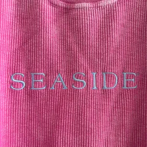 Seaside Pink Corded Crewneck Sweatshirt thumbnail 5