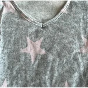 Amazon Gray and Pink Star Pajama Set thumbnail 4