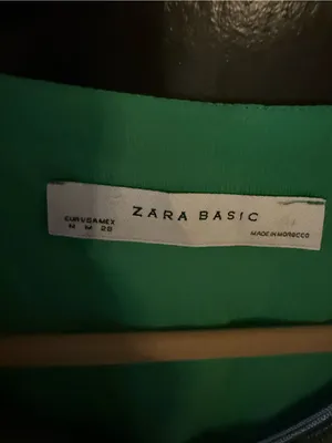 Zara Emerald Sleeveless Mini Dress with Decorative Neckline thumbnail 3