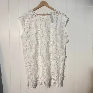 Borrowed & Blue Southern Living Lace Top Womens L/XL White Floral NWT thumbnail 5