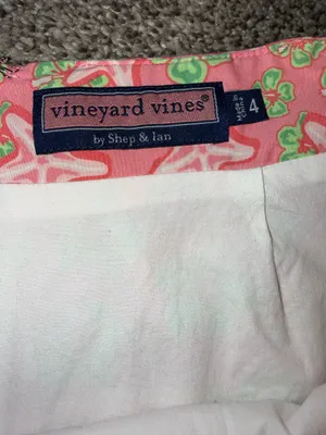 Vineyard Vines Margo Starfish and Hibiscus Print Mini Skirt Size 4 thumbnail 3