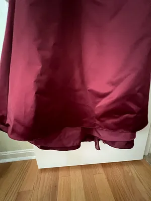David’s Bridal Burgundy Dress thumbnail 7