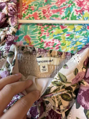 Francesca's purple floral Dress thumbnail 3