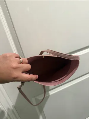 Samara Vegan Leather Crossbody Peony Blush Pink thumbnail 7