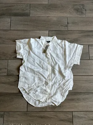J. Crew Capitaine shirt in Baird McNutt Irish linen thumbnail 2