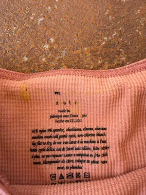 FREE PEOPLE MOVEMENT pink Cut It Out Long Sleeve sz xs/s thumbnail 3