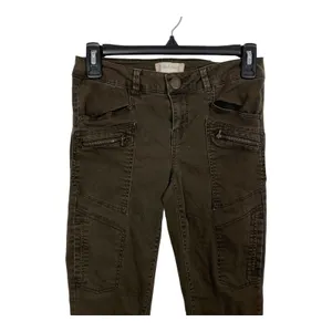Altar'd State Skinny Pants 25 Green Stretch Casual Boho Festival S1980E8X2 thumbnail 2