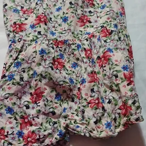 Umgee strapless flowy boho floral wide leg jumpsuit thumbnail 5