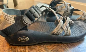 Chacos Gray/Tan Yampa Dagger ZX/2 Sandals Active Outside Hiking - Size 7 thumbnail 1