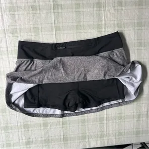 Lululemon Gray and Black Athletic Skort thumbnail 4