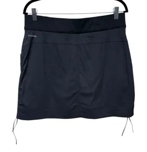 Columbia Women Skort Sz L Black Pull On‎ Pocket Stretch Hiking Tennis Pickleball thumbnail 1