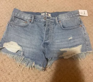 Free People Denim Shorts thumbnail 1