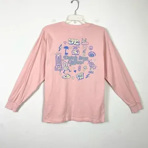Dutch Bros Coffee Since 1992 Pink Dutch Luv Long Sleeve Graphic Tshirt Size S thumbnail 2
