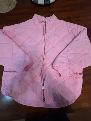PINK QUILTED PUFFER JACKET thumbnail 1