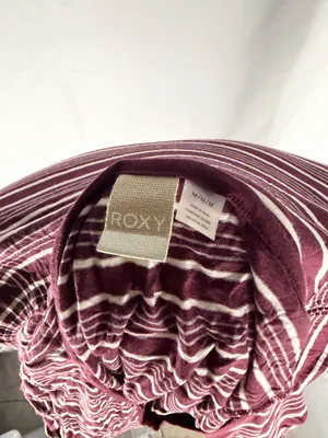 Roxy Burgundy and White Striped Dress thumbnail 3