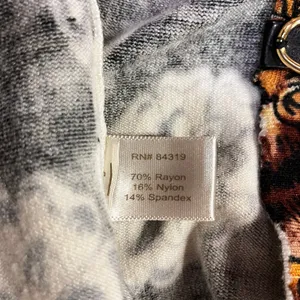 Boston Proper Cardigan Sz S Leopard Animal Chain‎ Classy Maximalist Careerwear thumbnail 8