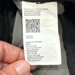 PrAna gray nylon pants size small thumbnail 3