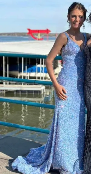 Sherri Hill Prom Dress Sequin thumbnail 1