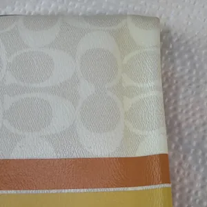 Coach Varsity Large Wristlet Chalk with Orange and Yellow Stripes thumbnail 7