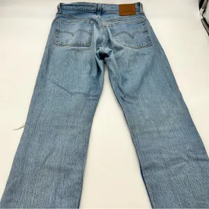 Levi's Blue Wedgie Straight Leg High Rise Jeans Timeless Design-Size 26 thumbnail 4