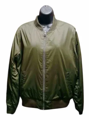 Men's American Eagle Outfitters Green Bomber Jacket M thumbnail 1