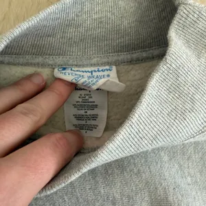 Champion Reverse Weave Mock Neck Cropped Sweatshirt Gray Women Small thumbnail 6