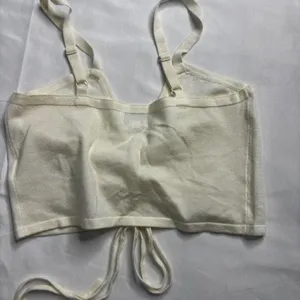 The Drop Raquel Ruched Crop Top Size XXS thumbnail 2