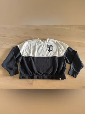 '47 Brand San Francisco Giants Take Two Bonita pullover sweatshirt WOMEN size XL thumbnail 2