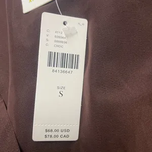 NWT Maeve by Anthropologie Brown Sheer Ruched Buttondown Blouse Women’s Size:S thumbnail 8