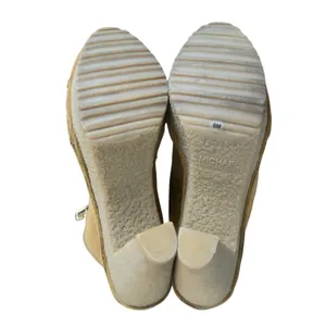Michael‎ Kors Tan Chestnut Suede Lace Up Chunky Heel Ankle Boots Women 6M Y2k thumbnail 6