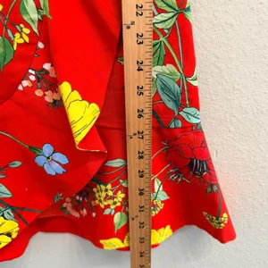 Alice + Olivia Kirby Seine Garden Mini Dress Size 0 Ruffled Floral-Print Lace thumbnail 15
