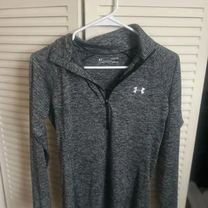 Under Armour Gray Quarter-Zip Pullover thumbnail 1