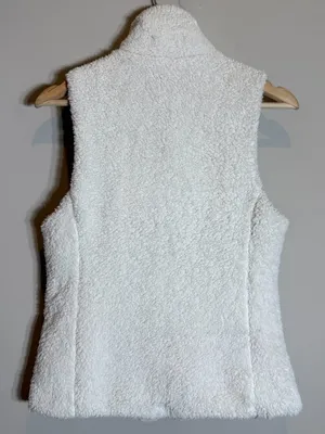 Patagonia Los Gatos Teddy Vest Women's Small Birch White Full Zip Outdoor Hiking thumbnail 8