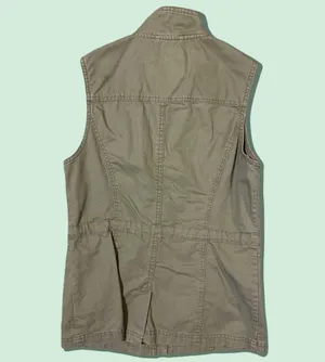 Olive Green Vest thumbnail 2
