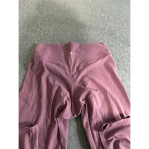 Balance Vitality Women's Rose Plum Colored Cloud Leggings Sz M thumbnail 9