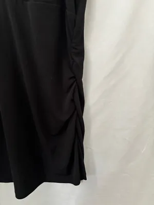 Bisou Bisou Stretchy Black V-Neck Short Sleeve Dress thumbnail 3