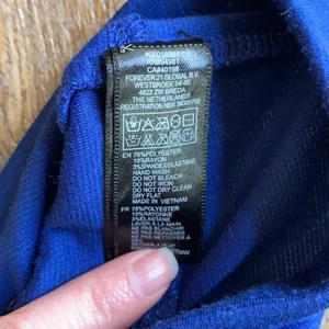 Forever 21 Royal Blue Pull On Pencil Skirt M thumbnail 5
