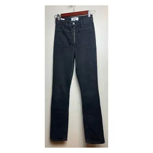 Reformation Peyton Zip Ultra High Rise Bootcut Jeans Sz. 25 thumbnail 3
