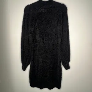 Bardot Black Fuzzy Sweater Dress Size Small thumbnail 5